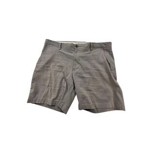 Goodthreads‎ Shorts Men's Chino Gray Size 38 Flat Front Pockets 7" Inseam EUC
